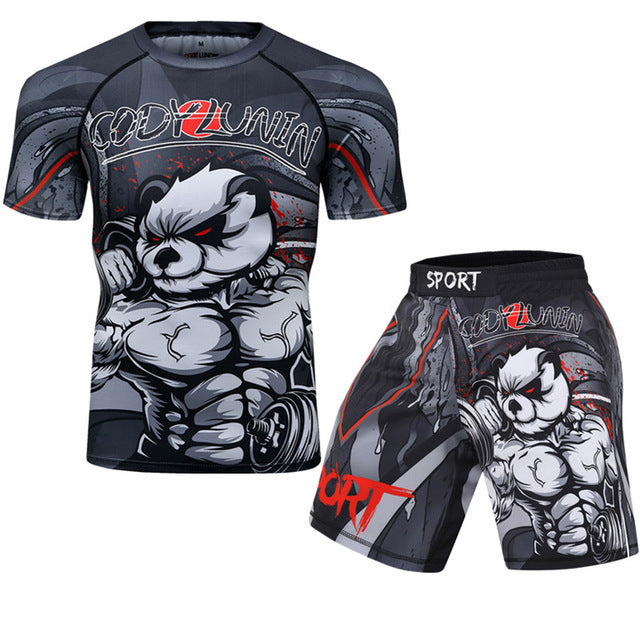 Men's Boxing  Fitness Compression Sportswear