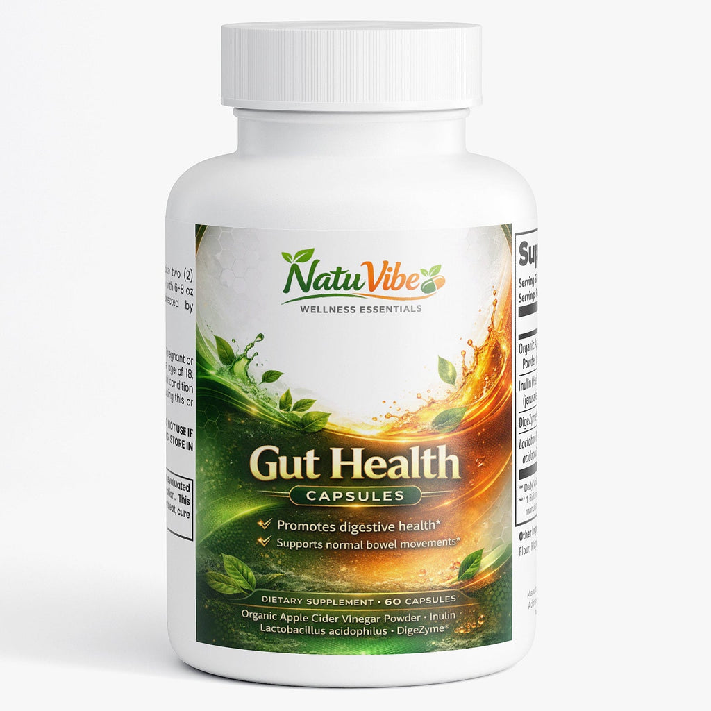 Gut Health 60 Capsules (Organic Apple Cider Vinegar, Inulin)