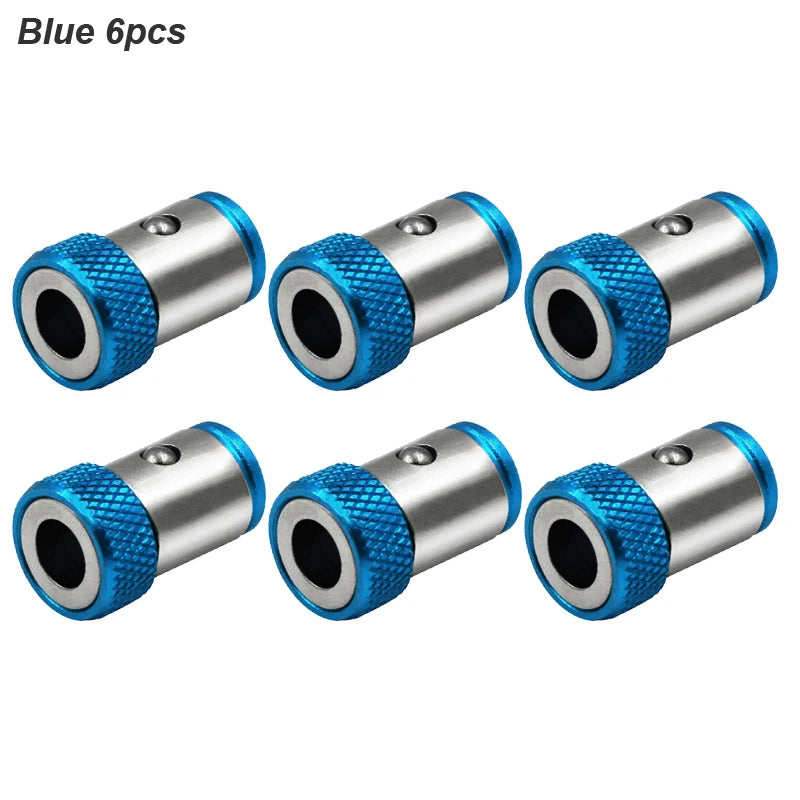 Clearance_Magnetic Ring Cross Phillips Screwdriver Bit Holder 6.35mm 1/4 Universal Alloy Anti-corrosion Strong Magnetizer Power