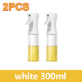 200/300/500m LOil Spray Plastic Household Kitchen Oil Spray Bottle or Oil Brush Nebulizing Mist Filling Cooking Dual Use BBQ