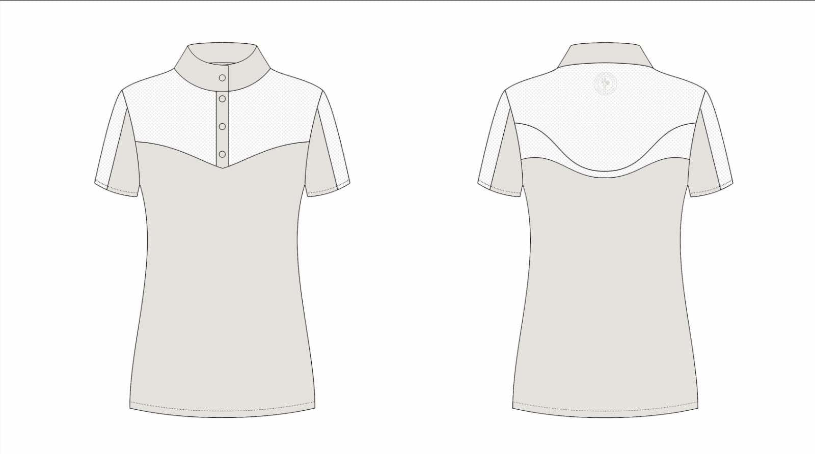 Pastel Grey Short Sleeve Shirt