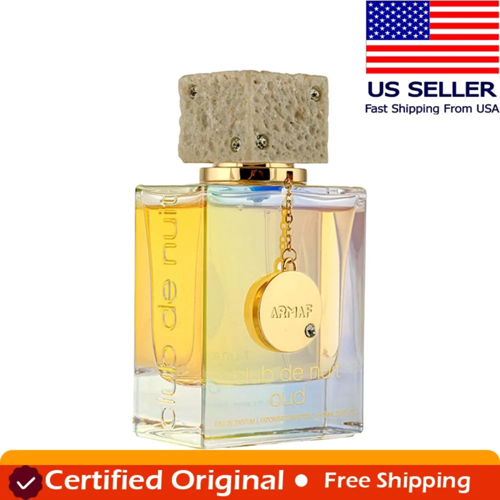 Armaf Club De Nuit Oud Eau de Parfum Spray for Unisex, 3.6 Ounce