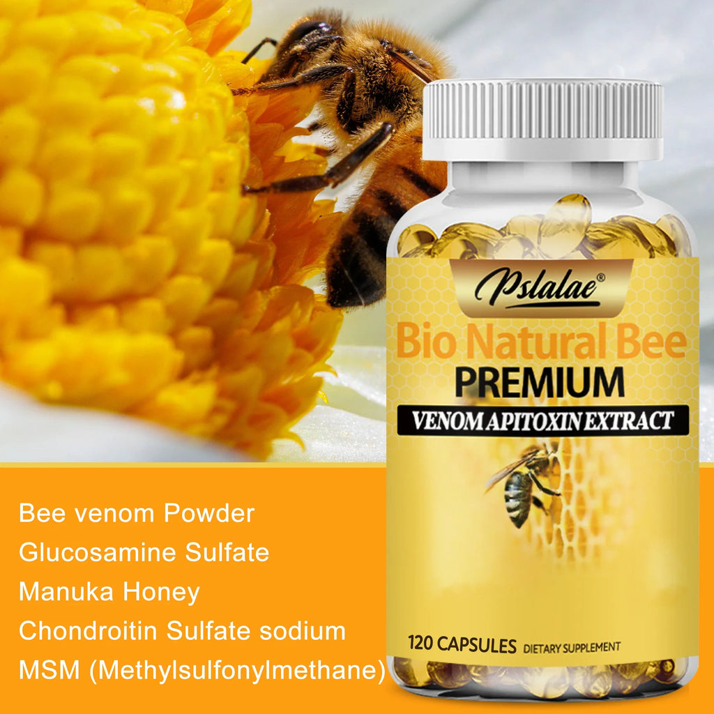 Bee Capsules - Boost Immunity, Arthritis Supplement Effectively Relieves Joint Inflammation - 120 Capsules