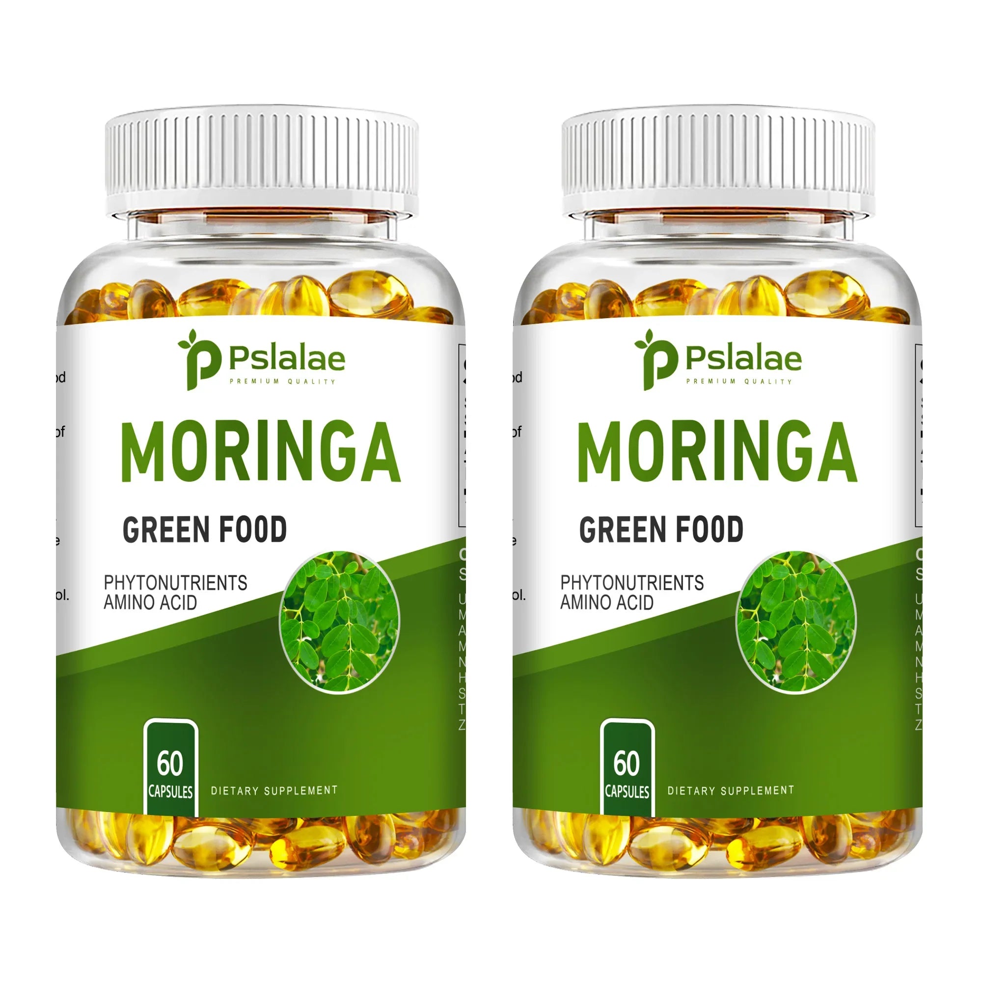 Moringa Supplement Capsules 60 Count Promotes Bone Joint Immune Health Enhances Energy Endurance Concentration Plant Extracts