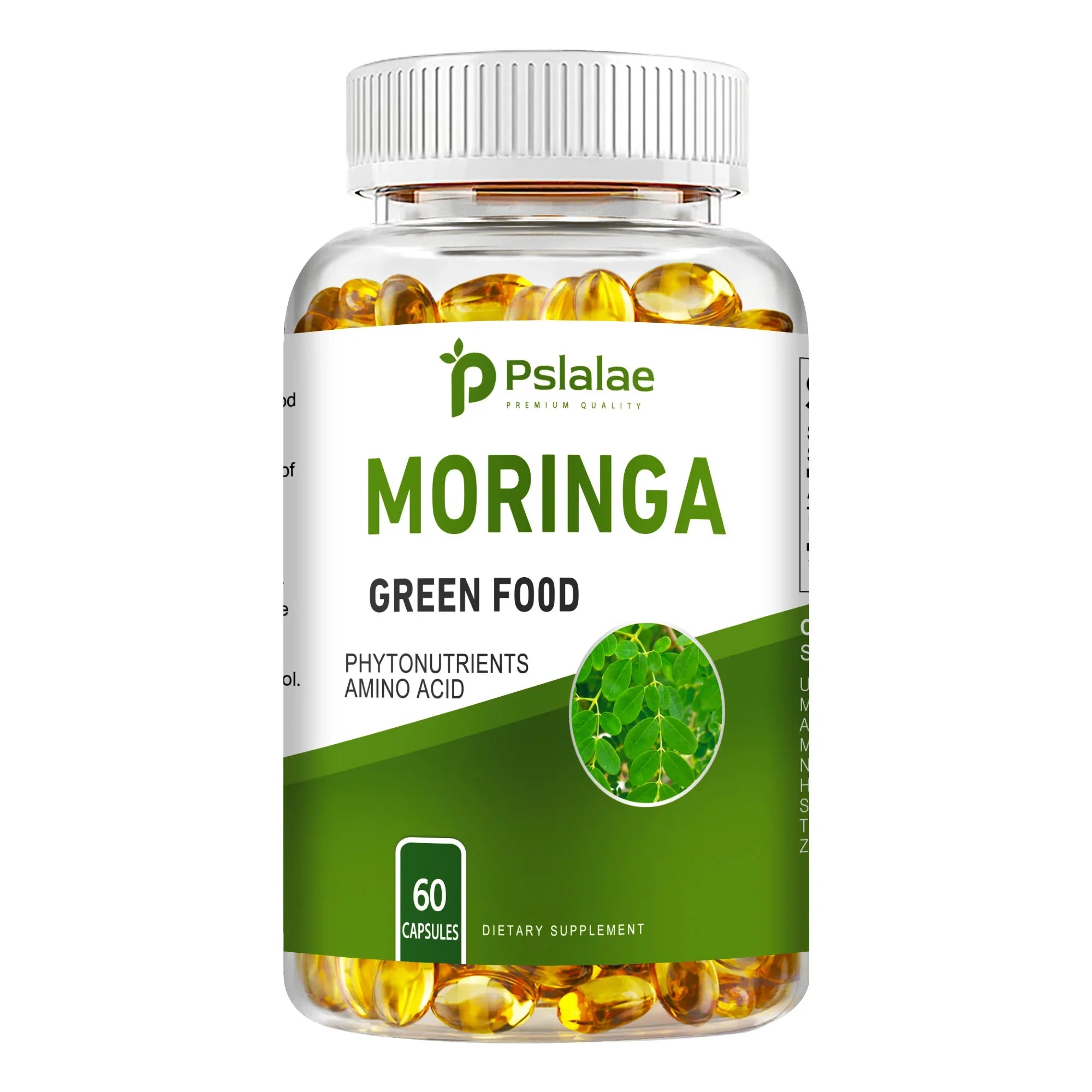 Moringa Supplement Capsules 60 Count Promotes Bone Joint Immune Health Enhances Energy Endurance Concentration Plant Extracts