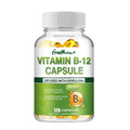 Vitamin B12 Capsules - with Organic Spirulina - Supports Energy Metabolism, Mood, Heart and Nervous System Health - 120 Capsules