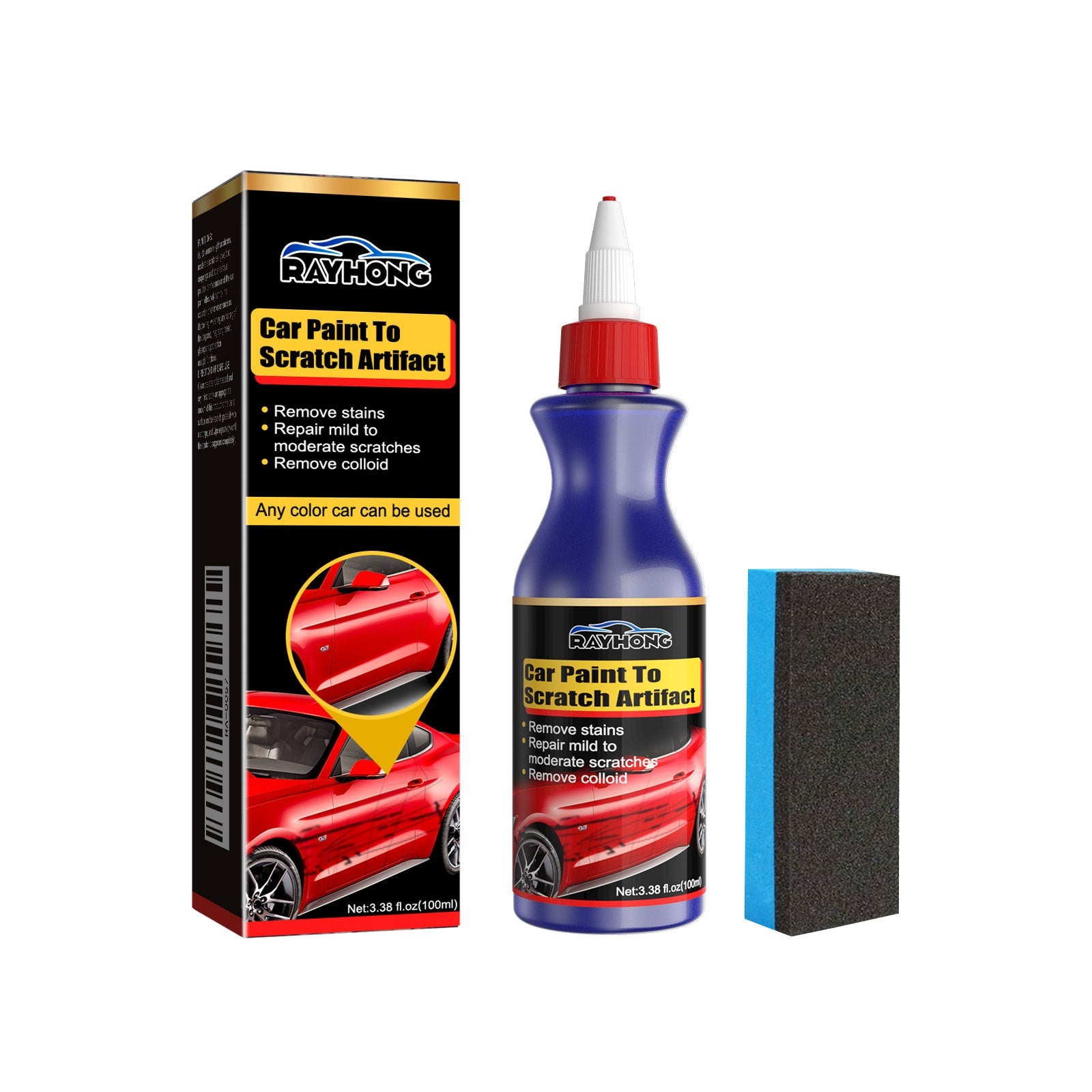 Portable Car Paint Care Scratch Polishing Repair Cream