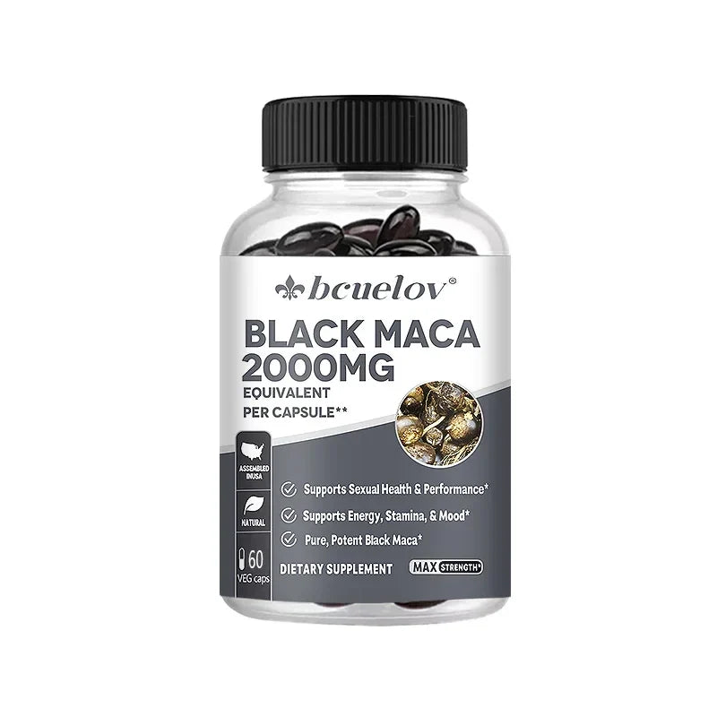 Maca Extract Supplement for Men and Women, Boosts Energy, Stamina and Mood, Strengthens the Body, Relieves Fatigue,