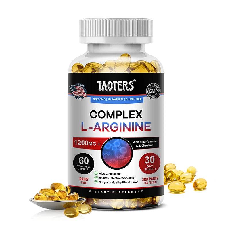 Extra Strength - 1200 mg, Men's Sports Supplement to Help Support Muscle Growth, Blood Flow and Energy