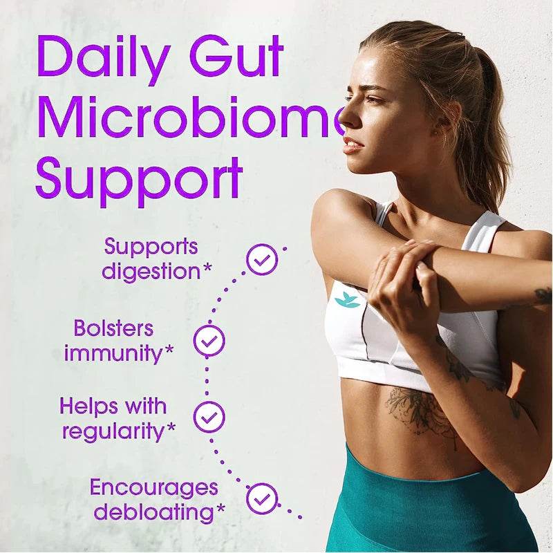 Bcuelov Probiotics 120 Billion CFU - 36 Strains with Prebiotics & Digestive Enzymes for Intestinal Digestion and Immune Support
