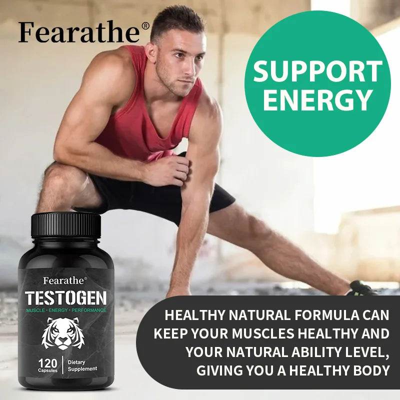 Black Pepper Extract Supplement - Helps Improve Male Performance, Muscle Mass, Energy and Endurance, and Overall Health
