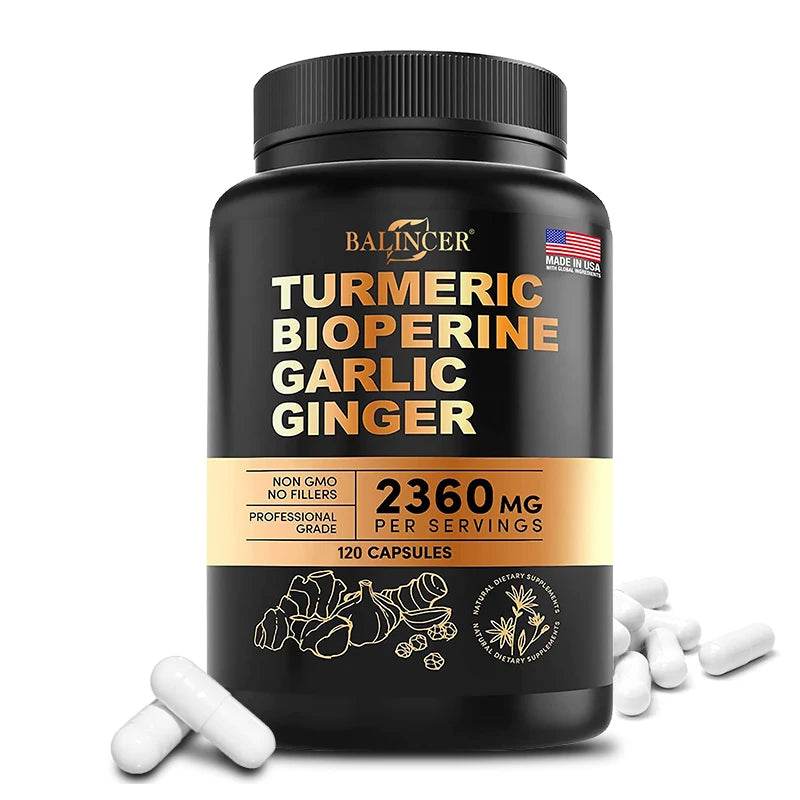 Balincer Turmeric Extract - helps fast absorption of vitamins and anti-inflammatory, joint muscle, immune system health
