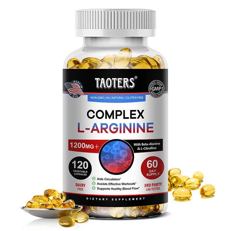 Extra Strength - 1200 mg, Men's Sports Supplement to Help Support Muscle Growth, Blood Flow and Energy