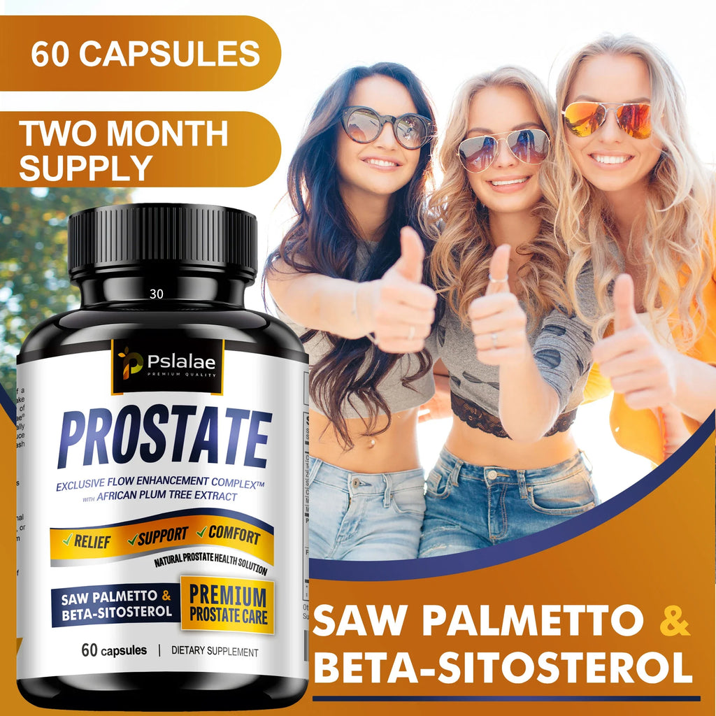 Prostate - Stinging Nettle, Beta-Sitosterol, Pumpkin Oil with Saw Palmetto - 60 Capsules