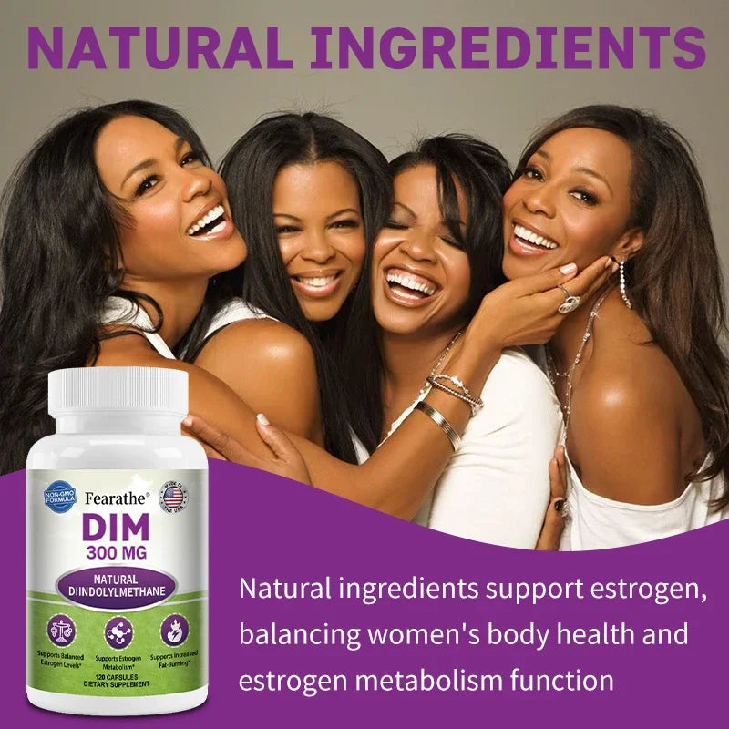 DIM Supplement for Men and Women (Diindolylmethane Estrogen Blocking Supplement, Hormonal Acne, Hormone Balance)