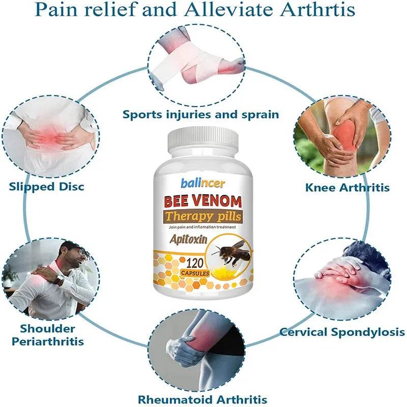 Balincer Bee Venom Extract Supplement, Can Reduce Muscle Problems, Strengthen Bones, Joint Health, Promote Blood Circulation