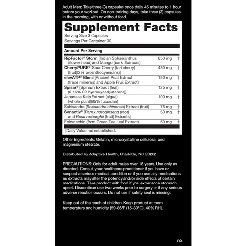 Blended with Ancient Peat Extract to support muscle building, development and recovery to enhance athletic performance