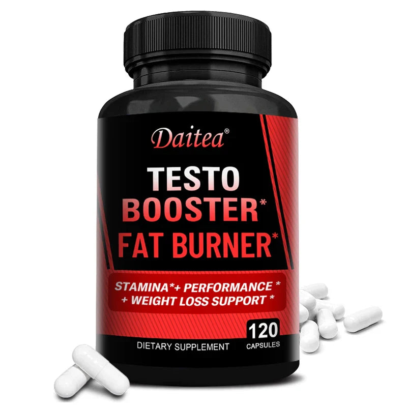 Natural Endurance and Strength Supplement for Men, Energy and Vitality, Fast Recovery, Non-GMO, Gluten-Free