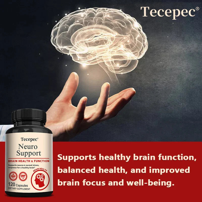 L-Carnitine, 500 mg, L-Glutamine 500 mg, Supports Brain Health, Energy and Focus, Balanced Mood, 120 Capsules