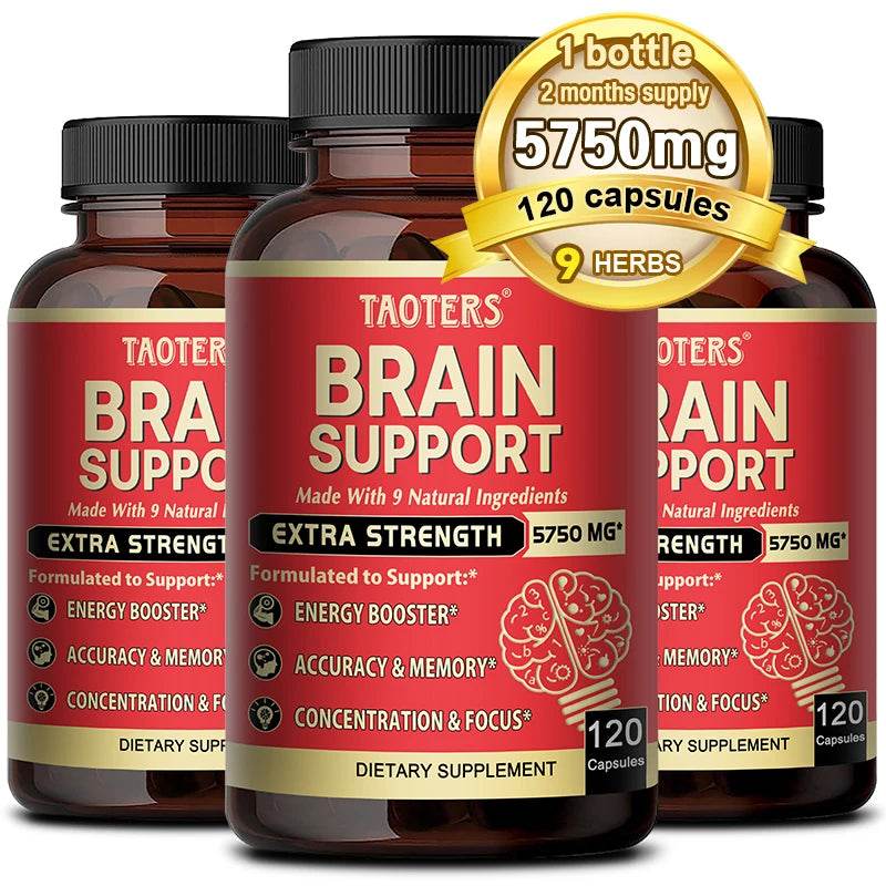Ashwagandha Root Extract, Brain Support, Helps with Memory and Focus, Accuracy and Concentration, Energy Support.