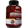 Premium Berberine HCl, Pure Ceylon Cinnamon Extract, Blood Sugar Balance, Cardiovascular Health, Supports Heart Health
