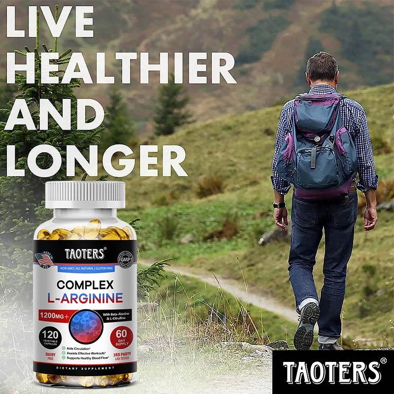 Extra Strength - 1200 mg, Men's Sports Supplement to Help Support Muscle Growth, Blood Flow and Energy