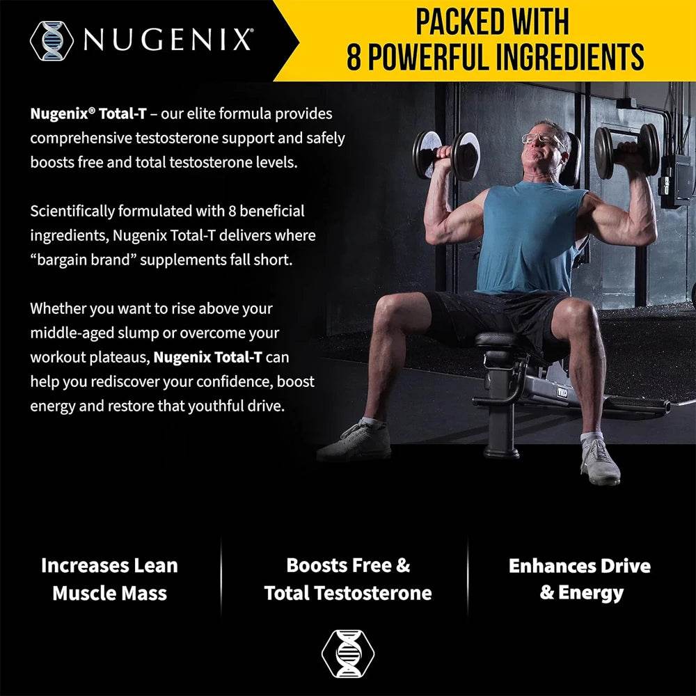B Vitamin Supplement with Trace Minerals, Fenugreek Extract, Supports Increased Muscle Mass, Strength, Energy, 90 Capsules