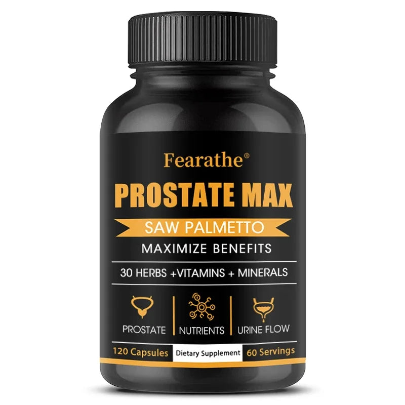 Saw Palmetto Extract, Vitamin & Mineral Supplement, Antioxidant, - Supports prostate health, urinary health and hair growth