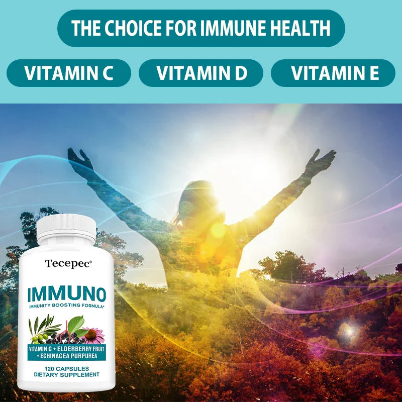Multivitamin with Elderberry Extract, Antioxidant, Supports Anti-Aging, Metabolism, Immune, Bone Health, 120 Capsules