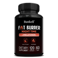 Fat Burning Supplement + Melatonin Supplement - for Sleep, Muscle, Metabolism and Weight Management,Boost Metabolism