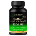 Mullein Leaf Extract Supplement Vitamin C Mineral Lung Cleansing Immune System Support 120 Capsules Health Supplement