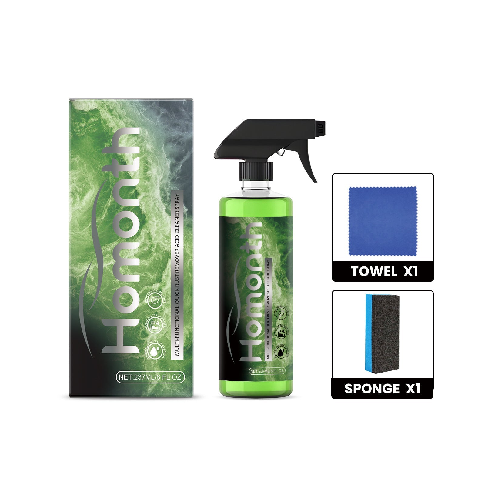 Car Cleaning Dirt Removing Rust Protection Bright Paint Care Solution