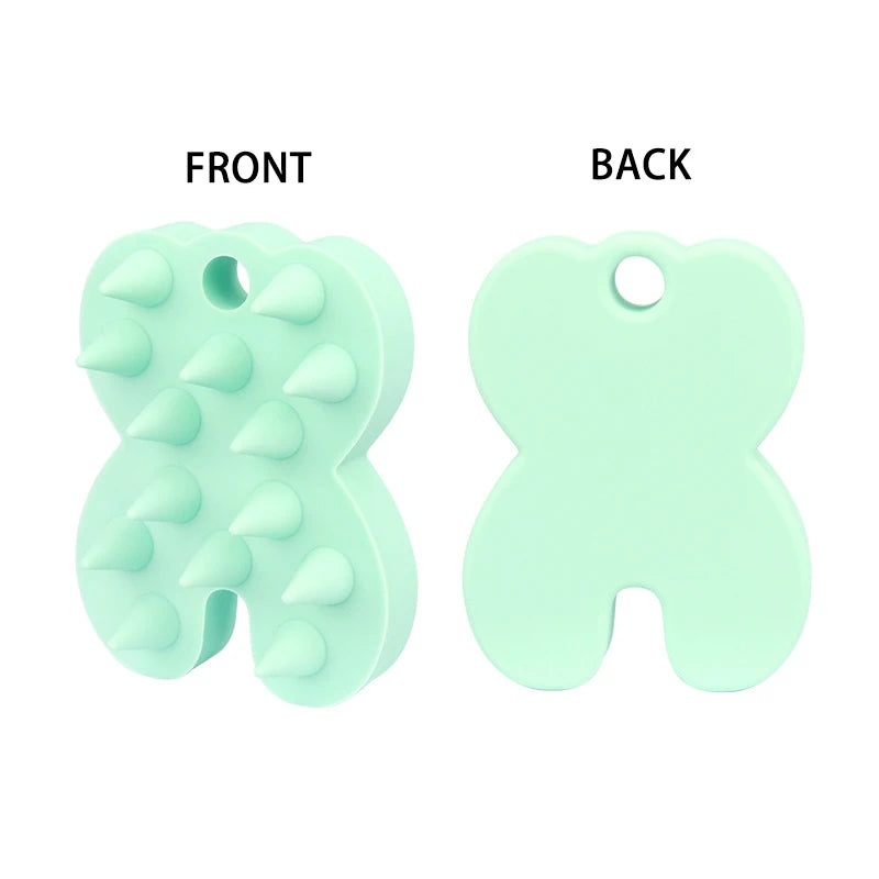 Silicone Head Scalp Massage Comb Hair Washing Brush Soft Scalp Massager for Hair Growth Shampoo Brush Shower Comb Hair Care
