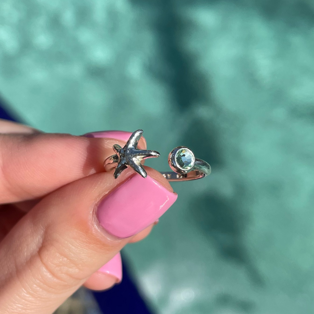 Starfish Adjustable Ring