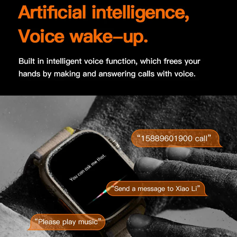 T1000 Ultra 7 Smartwatch with Multiple Bands